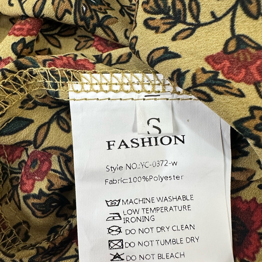 Floral mini sun dress size small - Picture 8 of 8